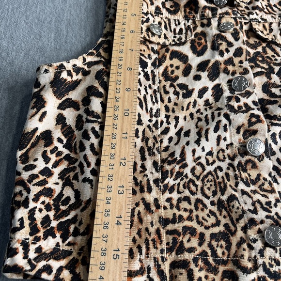 Sequin Hearts Animal Print Vest - Picture 4 of 5